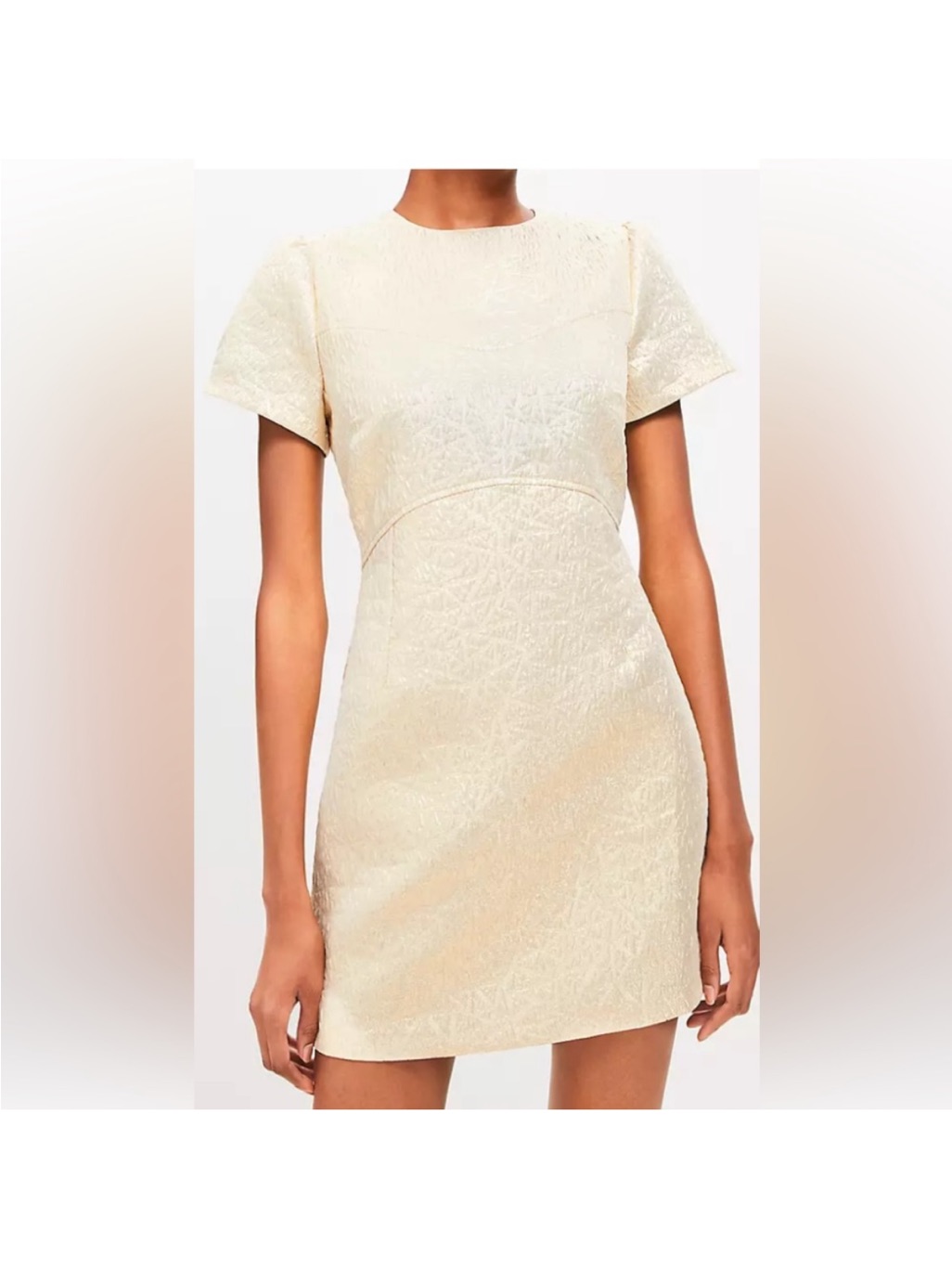 Loft Gold Cocktail Dress